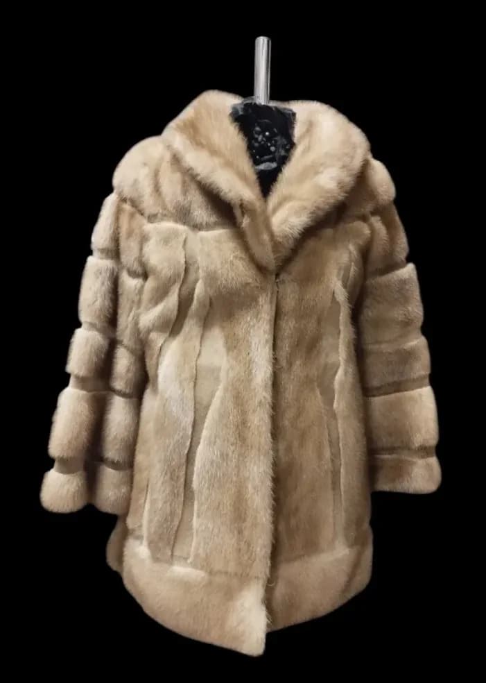 A bomber jacket from an old mink coat